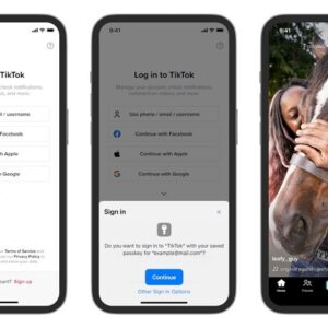 ویژگی Passkey به نسخه iOS تیک تاک افزوده شد