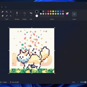 مایکروسافت دو ویژگی جدید به اپلیکیشن Paint افزود