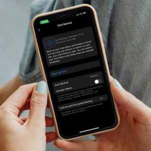 آموزش پشتیبان گیری از چت های واتس اپ در آیفون