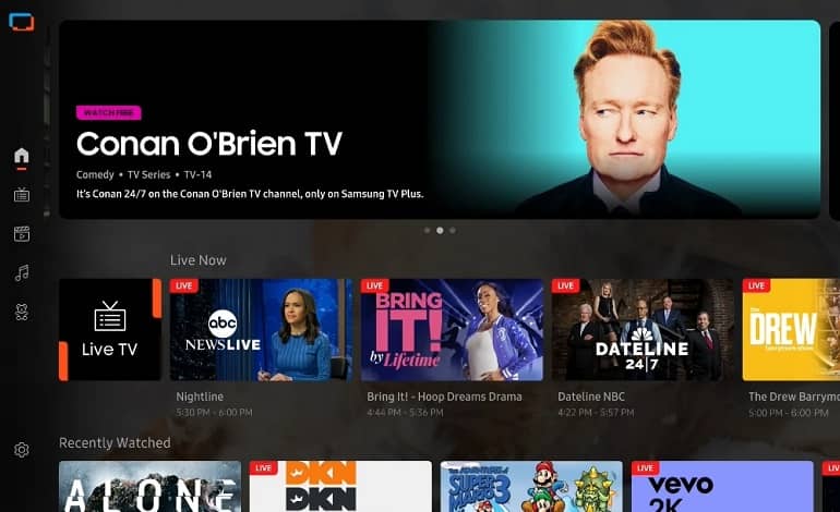آپدیت جدید Samsung TV Plus: مرور سریع تر و پیشرفت‌های رابط کاربری