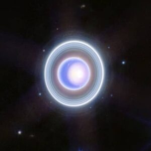 تصویر جدید اورانوس تلسکوپ وب شبیه دریچه ای به بعد دیگر است