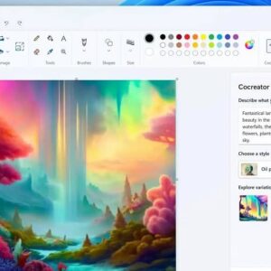 نحوه استفاده از ویژگی های هوش مصنوعی جدید نرم افزار Paint