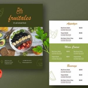 نمونه منو رستوران + پیشنهاد ارزشمند برای افزایش فروش کافه رستوران
