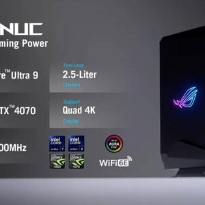 ایسوس اولین NUC را با تراشه Core Ultra 9 و گرافیک RTX 4070 معرفی کرد