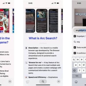 مرورگر Arc با جستجوی مبتنی بر هوش مصنوعی به آیفون می‌آید