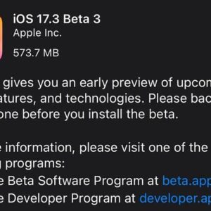 اپل iOS 17.3 beta 3 را برای توسعه دهندگان منتشر کرد