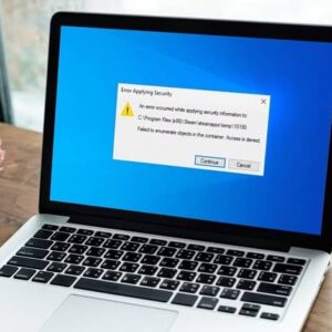 نحوه رفع خطای Failed to Enumerate Objects in the Container در ویندوز