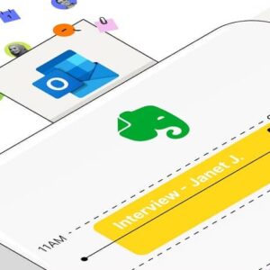 Evernote از ادغام با Outlook Calendar در اپلیکیشنش خبر داد