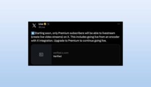ایکس پخش زنده را به یک ویژگی پریمیوم تبدیل می کند