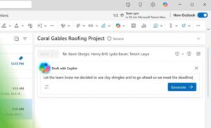 نحوه استفاده از کوپایلت در Outlook برای نوشتن ایمیل