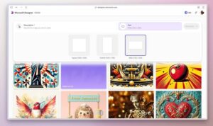 حالا می توانید با مایکروسافت دیزاینر تصاویر را به دو صورت افقی و عمودی ایجاد کنید