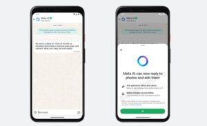 واتس اپ احتمالا به Meta AI برای آنالیز و ویرایش تصاویر شما مجهز می شود
