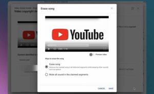 یوتیوب ابزار Erase Song را برای حق کپی رایت ارتقا بخشید