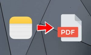 نحوه ایجاد PDF در آیفون با استفاده از Notes