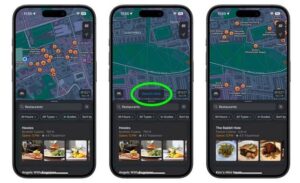 اضافه شدن دکمه Search Here به اپل مپس در iOS 18