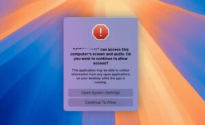 macOS Sequoia درخواست مجوز هفتگی برای اپلیکیشن های ضبط صفحه ثبت می کند