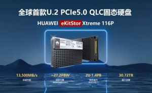 هوhوی اولین حافظه U.2 PCIe 5.0 QLC SSD خود را با ظرفیت 62 ترابایت عرضه کرد