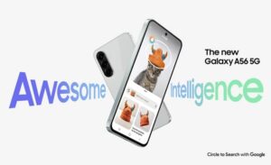 گلکسی A56 با طراحی جدید و 6 سال ارتقا سیستم عامل معرفی شد