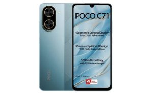 عرضه پوکو C71 با صفحه نمایش 120 هرتز و باتری بزرگ