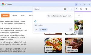 گوگل Gemini را به مرورگر کروم اضافه می‌کند
