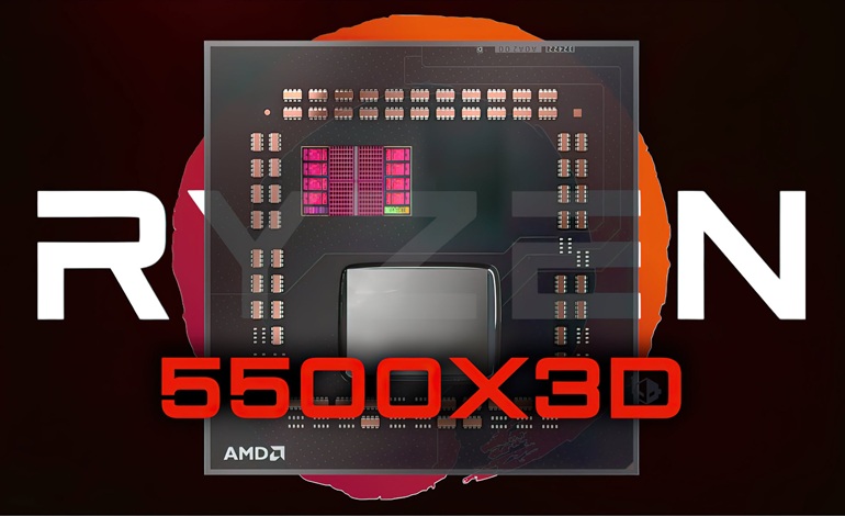 پردازنده AMD Ryzen 5 5500X3D با حافظه کش سه‌بعدی و قیمت اقتصادی معرفی شد