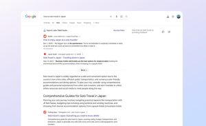ویژگی Web Guide گوگل، نتایج جستجو را با کمک هوش مصنوعی دسته‌بندی می‌کند