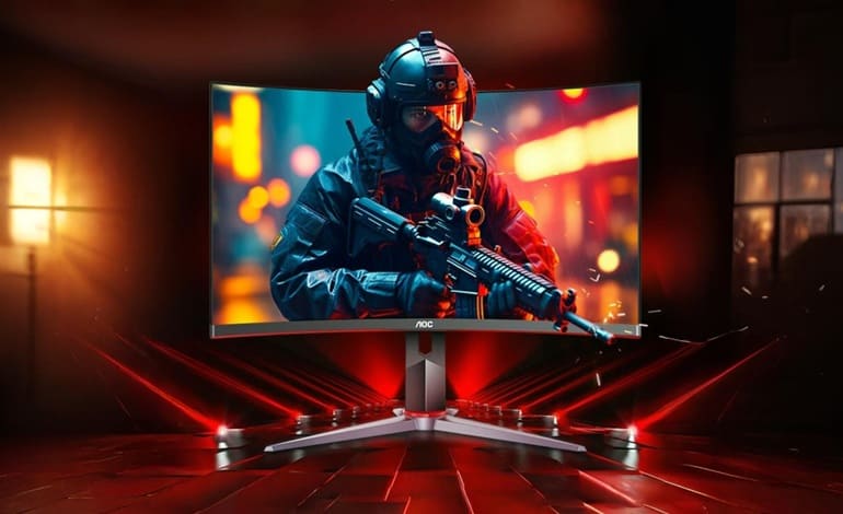 عرضه مانیتور خمیده گیمینگ AOC CQ27G3ZE با قیمت اقتصادی