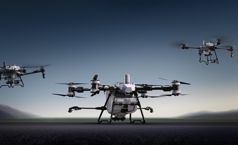 رونمایی از پهپاد قدرتمند DJI Agras T100 برای کشاورزی مدرن