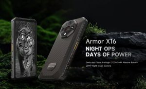 یولفون از Armor X16 با دوربین دید در شب و باتری عظیم رونمایی کرد