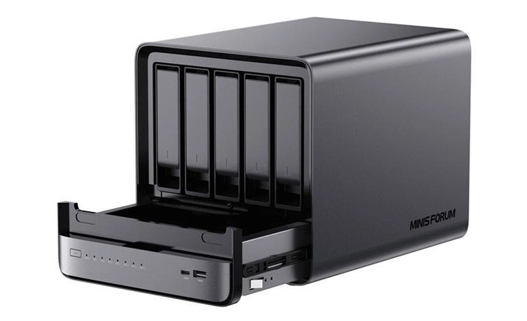عرضه NAS هوشمند Minisforum N5 Pro با تراشه Ryzen AI 9 HX 370
