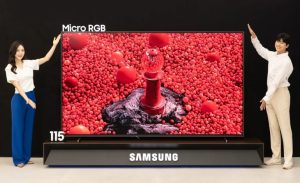سامسونگ اولین تلویزیون 115 اینچی Micro RGB جهان را عرضه کرد