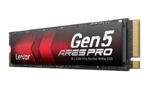 لکسار از سری Ares PRO SSDهای NVMe نسل 5 با رابط M.2 رونمایی کرد