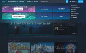 بازطراحی منوی فروشگاه Steam برای دسترسی آسان‌تر به بازی‌ها