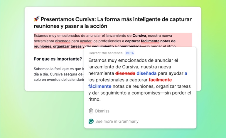 گسترش زبانی Grammarly با کمک هوش مصنوعی: پشتیبانی از پنج زبان جدید