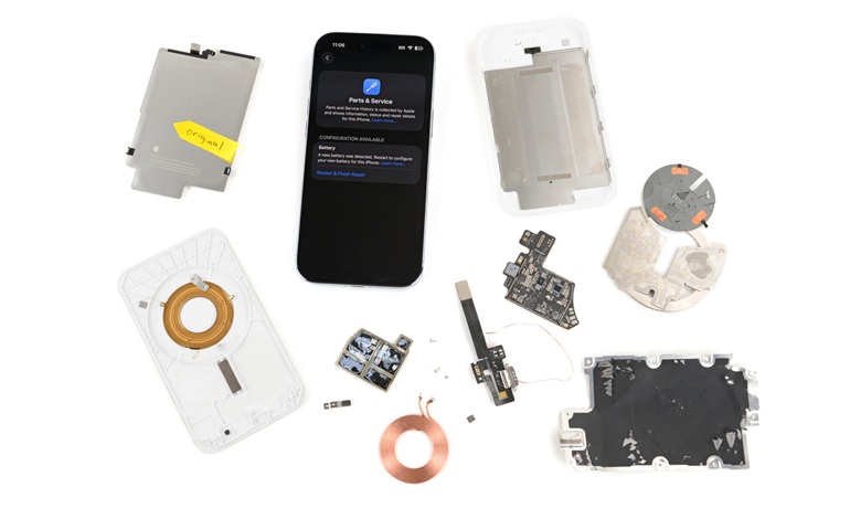 تعمیرپذیری آیفون ایر با وجود طراحی فوق‌باریک حفظ شده است