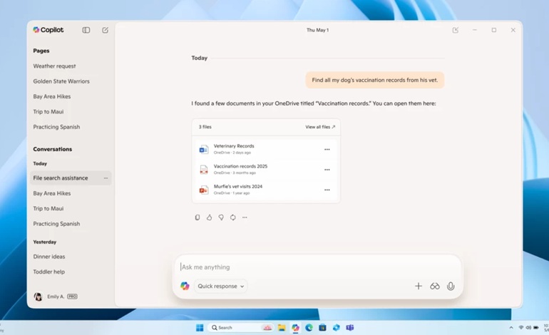 آپدیت کوپایلت ویندوز: پشتیبانی از سرویس‌های متفرقه و قابلیت تولید اسناد آقیس