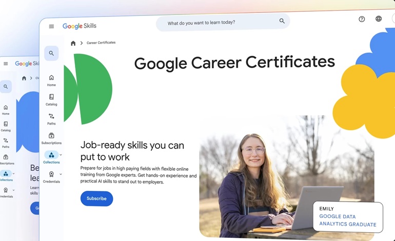 گوگل پلتفرم آموزشی آنلاین Skills را با بیش از 3000 دوره راه اندازی کرد