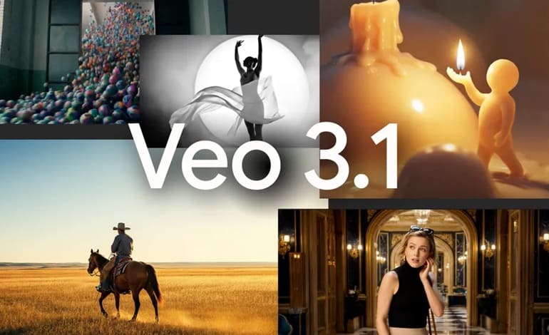 انتشار مدل گوگل Veo 3.1 با بهبود چشمگیر در تبدیل تصویر به ویدیو
