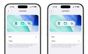 iOS 26.1 Beta 4 امکان مات‌کردن رابط Liquid Glass را فراهم می‌کند