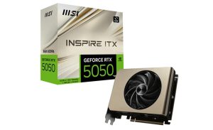 MSI از کارت گرافیک GeForce RTX 5050 Inspire برای کیسهای کوچک رونمایی کرد