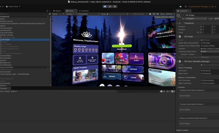 کدام اپلیکیشن‌ها و بازی‌های Android XR با Unity 6 توسعه یافته اند؟