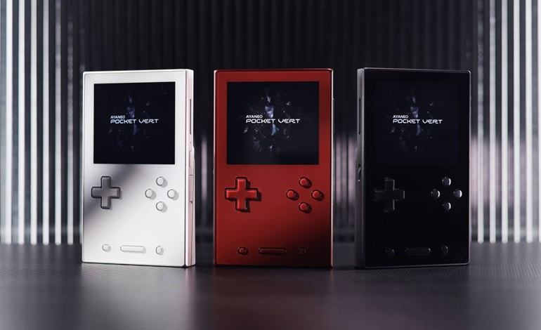 معرفی Pocket Vert: دستگاه دستی عمودی با نمایشگر LTPS و تاچ‌پد مخفی دوحالته