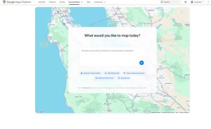 عرضه ابزارهای هوش مصنوعی گوگل Maps برای ساخت پروژه‌های تعاملی
