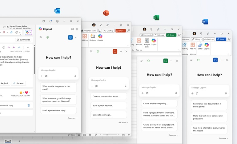 افزوده‌شدن قابلیت‌های رایگان هوش مصنوعی به اپلیکیشن‌های آفیس مایکروسافت