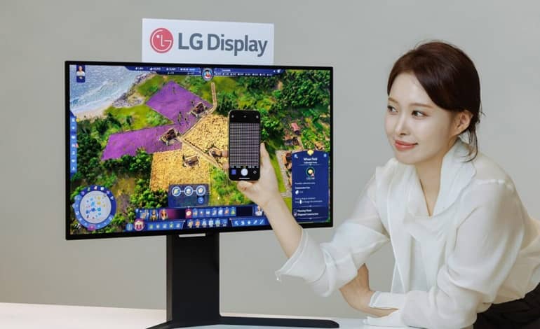 ال‌جی از پنل OLED با ساختار RGB Stripe و نرخ 240 هرتز رونمایی کرد