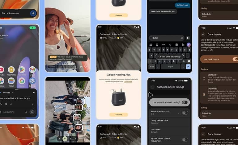 اندروید مجموعه‌ای از قابلیت‌های جدید دسترس‌پذیری دریافت می‌کند