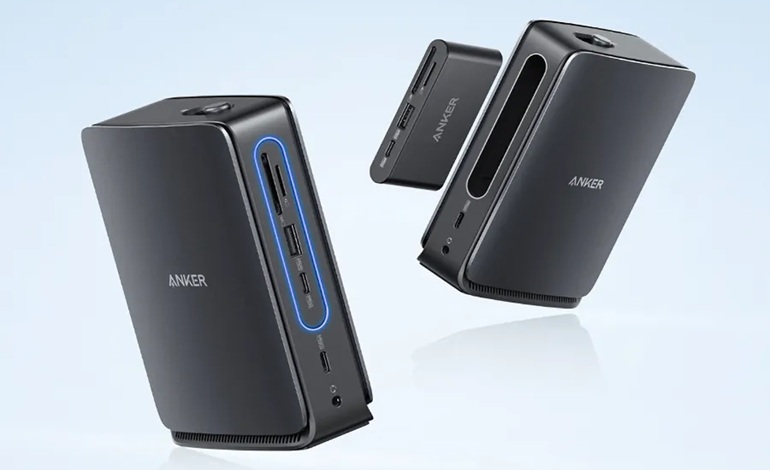 داک دسکتاپ جدید انکر با هاب USB-C قابل‌جدا شدن عرضه شد