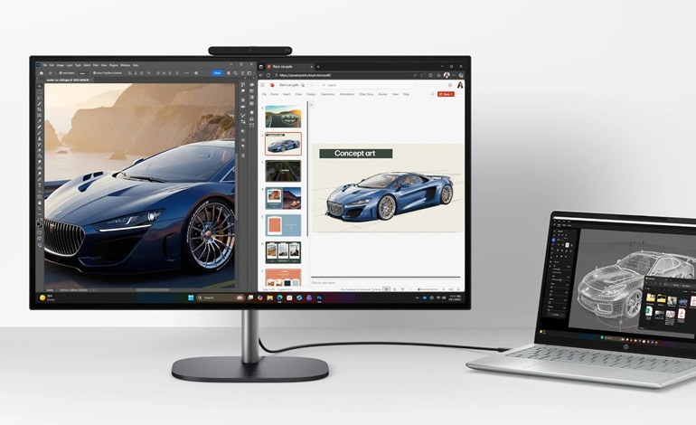 وب‌کم OmniStudio X اچ‌پی حالا می‌تواند میز کار شما را نشان دهد