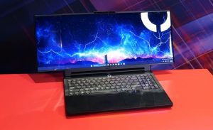 لپ‌تاپ مفهومی لنوو Legion Pro Rollable با نمایشگر فوق‌عریض در یک لحظه