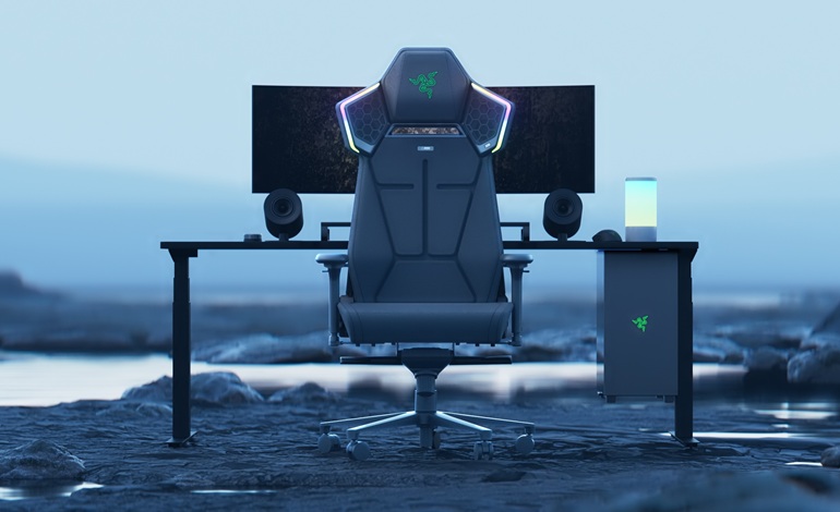 صندلی کانسپت ریزر Project Madison با نورپردازی واکنشی، صدای فراگیر و بازخورد لمسی چندناحیه‌ای